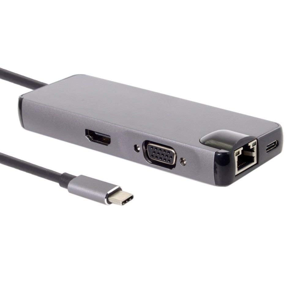 8 USB-C USB Hub/Docking Station(8-in-1)