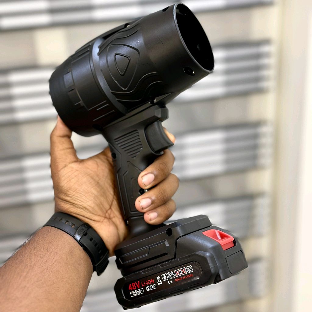 Violent Fan | 48V Cordless Turbo Blower | Ultra High-Speed Handheld Fan for Dust, Leaves & Car Drying