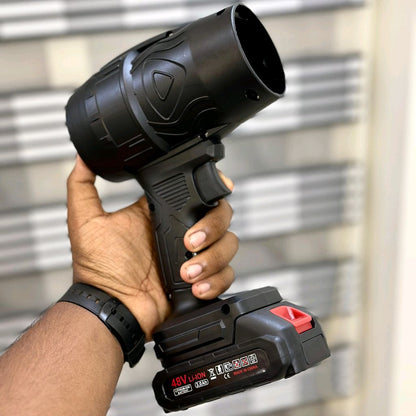 Violent Fan | 48V Cordless Turbo Blower | Ultra High-Speed Handheld Fan for Dust, Leaves & Car Drying