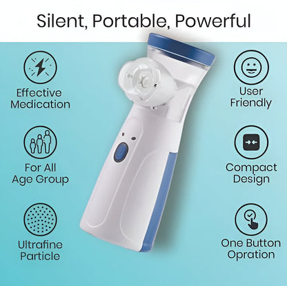 Nullift Portable Nebulizer Machine – Calm Breathing On-The-Go | Compact Rechargeable for Kids & Adults