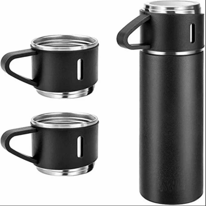 Stainless Steel Vaccum Flask Set, Capacity: 500 ml