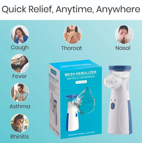 Nullift Portable Nebulizer Machine – Calm Breathing On-The-Go | Compact Rechargeable for Kids & Adults